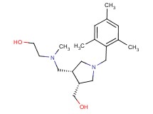 2-[{[(3R*,4R*)-4-(hydroxymethyl)-1-(mesitylmethyl)pyrrolidin-3-yl]methyl}(methyl)amino]ethanol