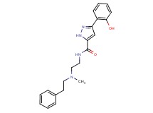3-(2-hydroxyphenyl)-N-{2-[methyl(2-phenylethyl)amino]ethyl}-1H-pyrazole-5-carboxamide