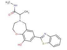 2-[7-(1,3-benzothiazol-2-yl)-9-hydroxy-2,3-dihydro-1,4-benzoxazepin-4(5H)-yl]-N-methylpropanamide