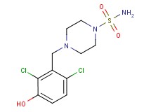 4-(2,6-dichloro-3-hydroxybenzyl)piperazine-1-sulfonamide