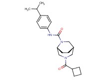 (1S*,5R*)-3-(cyclobutylcarbonyl)-N-(4-isopropylphenyl)-3,6-diazabicyclo[3.2.2]nonane-6-carboxamide