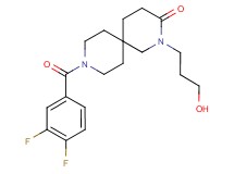 9-(3,4-difluorobenzoyl)-2-(3-hydroxypropyl)-2,9-diazaspiro[5.5]undecan-3-one