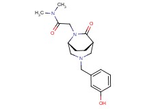 2-[(1S*,5R*)-3-(3-hydroxybenzyl)-7-oxo-3,6-diazabicyclo[3.2.2]non-6-yl]-N,N-dimethylacetamide