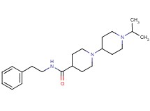 1'-isopropyl-N-(2-phenylethyl)-1,4'-bipiperidine-4-carboxamide