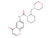2-(morpholin-4-ylmethyl)-N-(4-oxo-4H-chromen-6-yl)piperidine-1-carboxamide