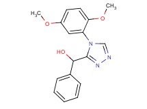 [4-(2,5-dimethoxyphenyl)-4H-1,2,4-triazol-3-yl](phenyl)methanol