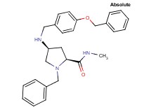 (4S)-1-benzyl-4-{[4-(benzyloxy)benzyl]amino}-N-methyl-L-prolinamide