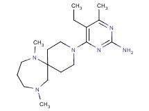 4-(7,11-dimethyl-3,7,11-triazaspiro[5.6]dodec-3-yl)-5-ethyl-6-methylpyrimidin-2-amine