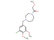 1-(3-chloro-4,5-dimethoxybenzyl)-4-(methoxyacetyl)-1,4-diazepane