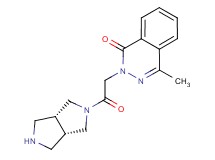 2-{2-[rel-(3aR,6aS)-hexahydropyrrolo[3,4-c]pyrrol-2(1H)-yl]-2-oxoethyl}-4-methyl-1(2H)-phthalazinone hydrochloride