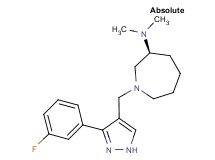 (3S)-1-{[3-(3-fluorophenyl)-1H-pyrazol-4-yl]methyl}-N,N-dimethylazepan-3-amine
