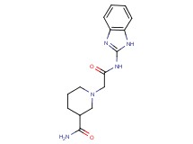 1-[2-(1H-benzimidazol-2-ylamino)-2-oxoethyl]piperidine-3-carboxamide