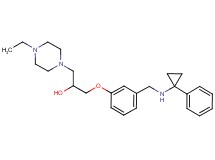 1-(4-ethyl-1-piperazinyl)-3-(3-{[(1-phenylcyclopropyl)amino]methyl}phenoxy)-2-propanol