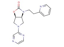 (3aS*,6aR*)-5-(2-pyrazinyl)-3-[2-(2-pyridinyl)ethyl]hexahydro-2H-pyrrolo[3,4-d][1,3]oxazol-2-one