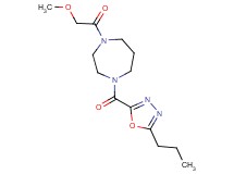 1-(methoxyacetyl)-4-[(5-propyl-1,3,4-oxadiazol-2-yl)carbonyl]-1,4-diazepane