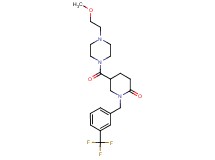 5-{[4-(2-methoxyethyl)-1-piperazinyl]carbonyl}-1-[3-(trifluoromethyl)benzyl]-2-piperidinone