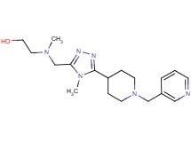 2-[methyl({4-methyl-5-[1-(pyridin-3-ylmethyl)piperidin-4-yl]-4H-1,2,4-triazol-3-yl}methyl)amino]ethanol