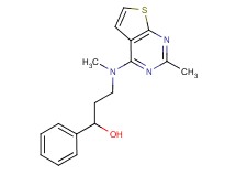 3-[methyl(2-methylthieno[2,3-d]pyrimidin-4-yl)amino]-1-phenylpropan-1-ol