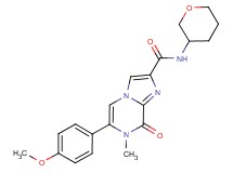 6-(4-methoxyphenyl)-7-methyl-8-oxo-N-(tetrahydro-2H-pyran-3-yl)-7,8-dihydroimidazo[1,2-a]pyrazine-2-carboxamide