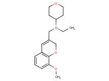 N-ethyl-N-[(8-methoxy-2H-chromen-3-yl)methyl]tetrahydro-2H-pyran-4-amine