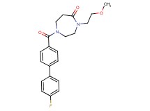 1-[(4'-fluoro-4-biphenylyl)carbonyl]-4-(2-methoxyethyl)-1,4-diazepan-5-one
