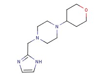 1-(1H-imidazol-2-ylmethyl)-4-(tetrahydro-2H-pyran-4-yl)piperazine