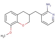 3-[(8-methoxy-3,4-dihydro-2H-chromen-3-yl)methyl]pyridin-2-amine