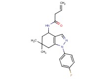 N-[1-(4-fluorophenyl)-6,6-dimethyl-4,5,6,7-tetrahydro-1H-indazol-4-yl]-3-butenamide