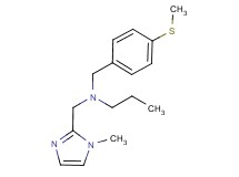 N-[(1-methyl-1H-imidazol-2-yl)methyl]-N-[4-(methylthio)benzyl]propan-1-amine