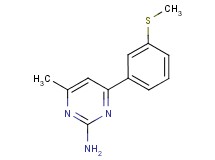 4-methyl-6-[3-(methylthio)phenyl]pyrimidin-2-amine