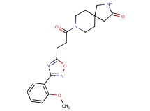 8-{3-[3-(2-methoxyphenyl)-1,2,4-oxadiazol-5-yl]propanoyl}-2,8-diazaspiro[4.5]decan-3-one
