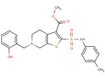 methyl 6-(2-hydroxybenzyl)-2-{[(4-methylphenyl)amino]sulfonyl}-4,5,6,7-tetrahydrothieno[2,3-c]pyridine-3-carboxylate
