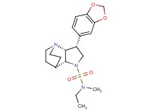 (3R*,3aR*,7aR*)-3-(1,3-benzodioxol-5-yl)-N-ethyl-N-methylhexahydro-4,7-ethanopyrrolo[3,2-b]pyridine-1(2H)-sulfonamide