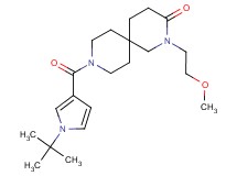 9-[(1-tert-butyl-1H-pyrrol-3-yl)carbonyl]-2-(2-methoxyethyl)-2,9-diazaspiro[5.5]undecan-3-one
