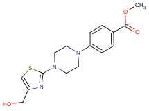 methyl 4-{4-[4-(hydroxymethyl)-1,3-thiazol-2-yl]-1-piperazinyl}benzoate