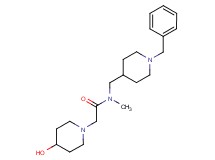 N-[(1-benzyl-4-piperidinyl)methyl]-2-(4-hydroxy-1-piperidinyl)-N-methylacetamide