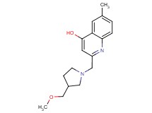 2-{[3-(methoxymethyl)pyrrolidin-1-yl]methyl}-6-methylquinolin-4-ol