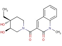 3-{[(3R*,4R*)-4-ethyl-3,4-dihydroxypiperidin-1-yl]carbonyl}-1-methylquinolin-2(1H)-one