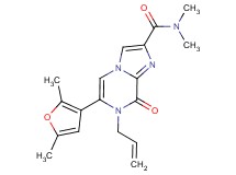 7-allyl-6-(2,5-dimethyl-3-furyl)-N,N-dimethyl-8-oxo-7,8-dihydroimidazo[1,2-a]pyrazine-2-carboxamide