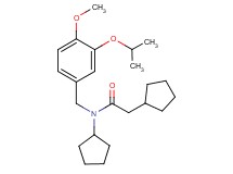 N,2-dicyclopentyl-N-(3-isopropoxy-4-methoxybenzyl)acetamide