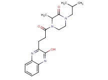 4-[3-(3-hydroxy-2-quinoxalinyl)propanoyl]-1-isobutyl-3-methyl-2-piperazinone