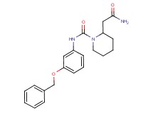 2-(2-amino-2-oxoethyl)-N-[3-(benzyloxy)phenyl]piperidine-1-carboxamide