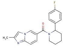 6-{[2-(4-fluorophenyl)piperidin-1-yl]carbonyl}-2-methylimidazo[1,2-a]pyridine