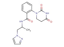 2-(2,4-dioxotetrahydro-1(2H)-pyrimidinyl)-N-[1-methyl-2-(1H-pyrazol-1-yl)ethyl]benzamide