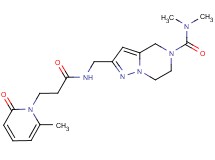 N,N-dimethyl-2-({[3-(6-methyl-2-oxopyridin-1(2H)-yl)propanoyl]amino}methyl)-6,7-dihydropyrazolo[1,5-a]pyrazine-5(4H)-carboxamide