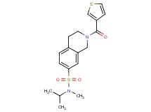 N-isopropyl-N-methyl-2-(3-thienylcarbonyl)-1,2,3,4-tetrahydroisoquinoline-7-sulfonamide