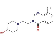 3-[2-(4-hydroxypiperidin-1-yl)ethyl]-8-methylquinazolin-4(3H)-one