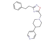 4-(1-{[3-(2-phenylethyl)-1,2,4-oxadiazol-5-yl]methyl}-4-piperidinyl)pyridine