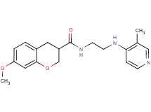 7-methoxy-N-{2-[(3-methylpyridin-4-yl)amino]ethyl}chromane-3-carboxamide