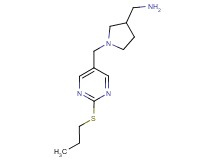 [(1-{[2-(propylthio)-5-pyrimidinyl]methyl}-3-pyrrolidinyl)methyl]amine dihydrochloride